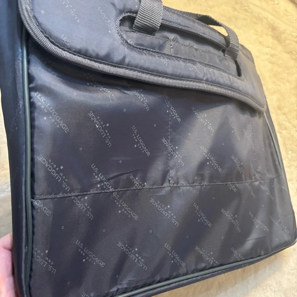 Travel Laptop Bag U.S. Luggage New York Navy Unisex Padded Nylon